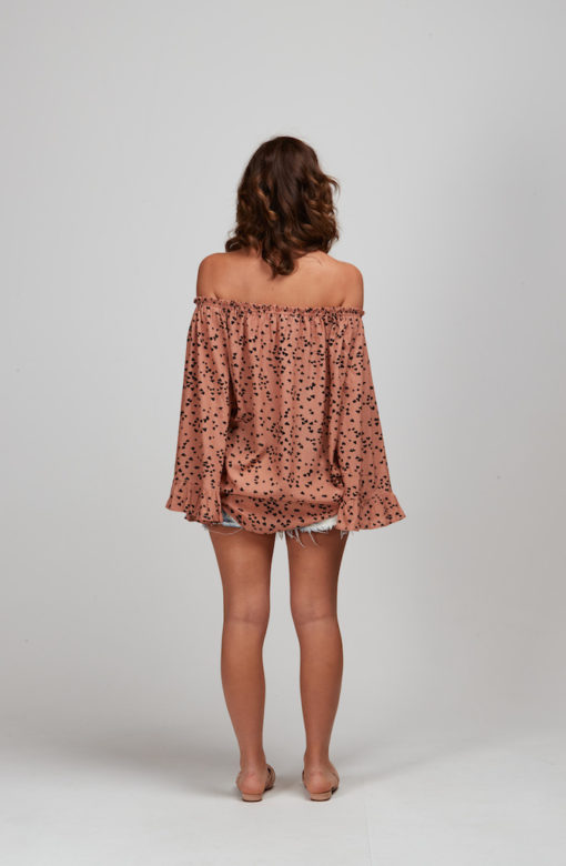 Augustine Caramel Hearts Top