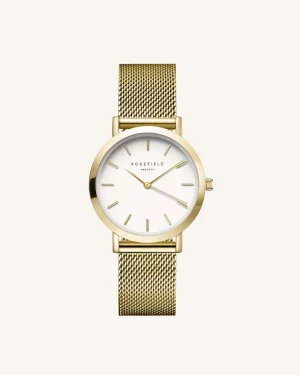 Rosefield The Tribeca White Gold 33mm