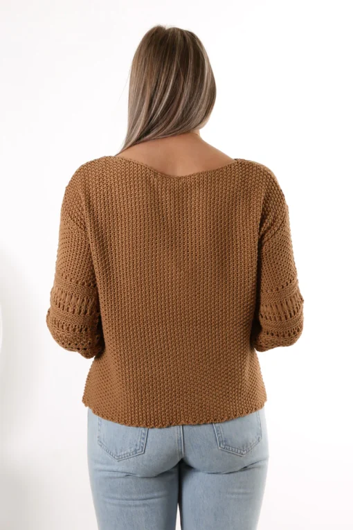 Sass Kelly Knit Toffee