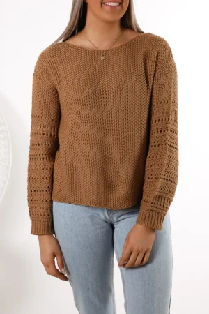 Sass Kelly Knit Toffee